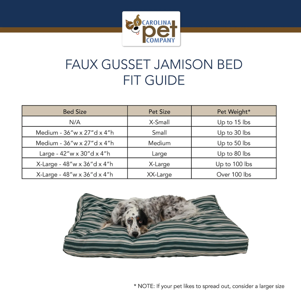 The Striped Jamison Rectangle Indoor Outdoor Pet Bed