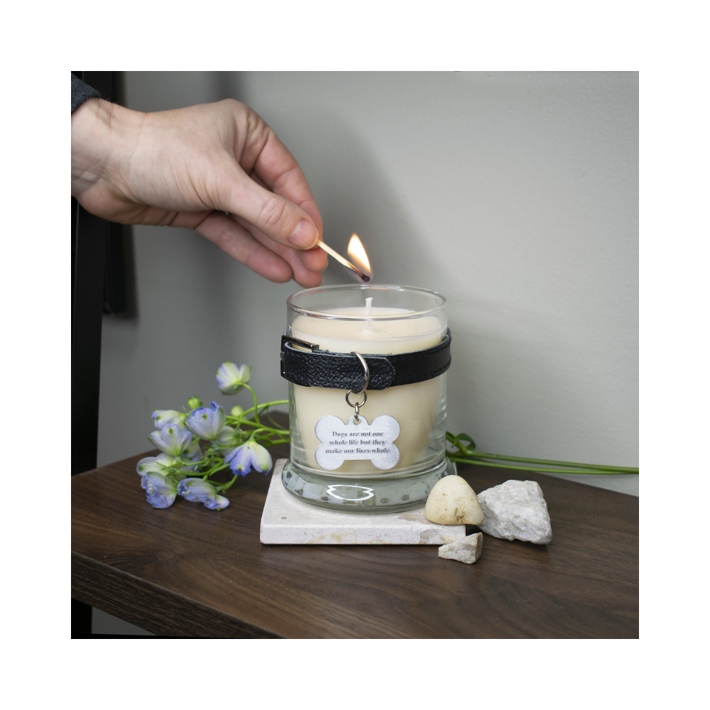 Black Belt with Dog’s Life Tag Jar Candle