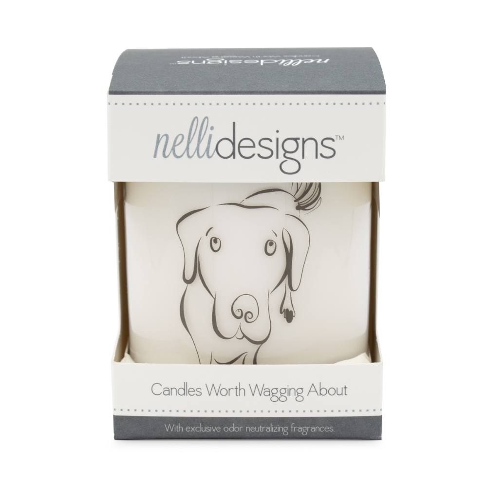 Taupe Large Dog Jar Candle – Big Stick Cedar Scent