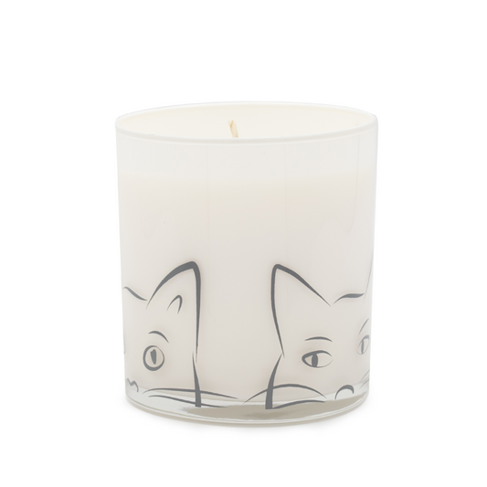 Large Cat Jar Candle – Lazy Days Lavender Scent