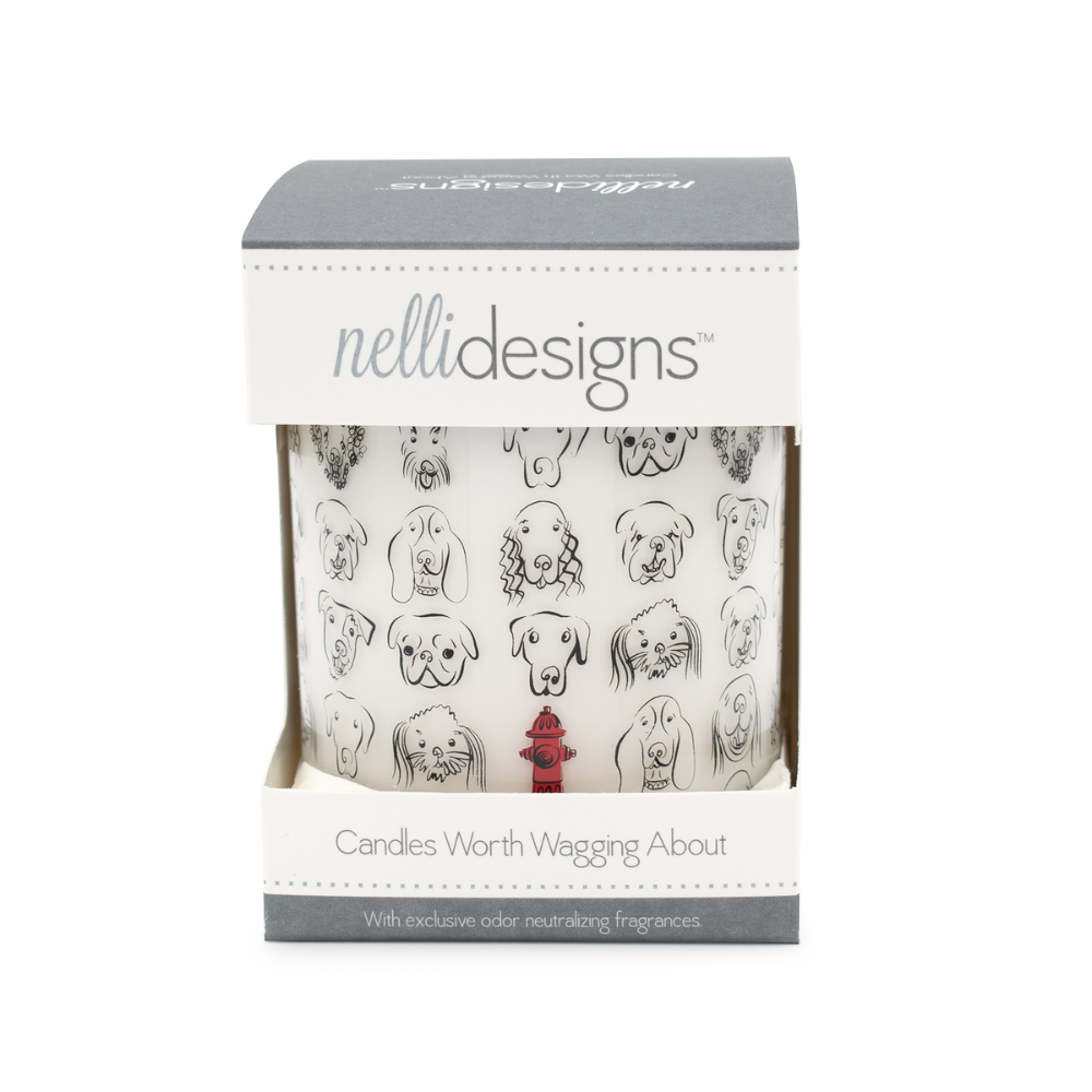 Dogs with Hydrant Jar Candle – Wet Dog Fresh Rain Scent