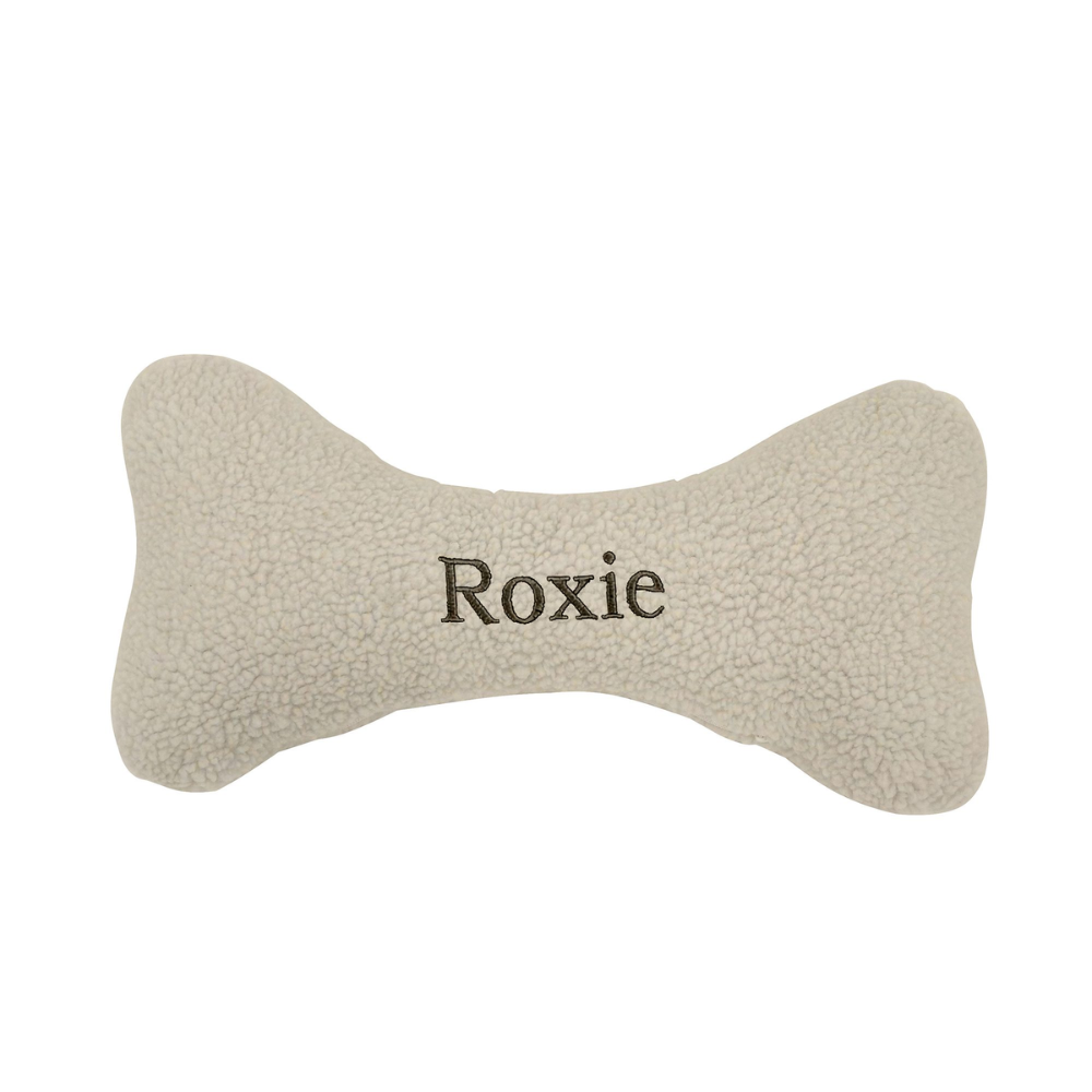 Bone Pillow Plush Dog Toy