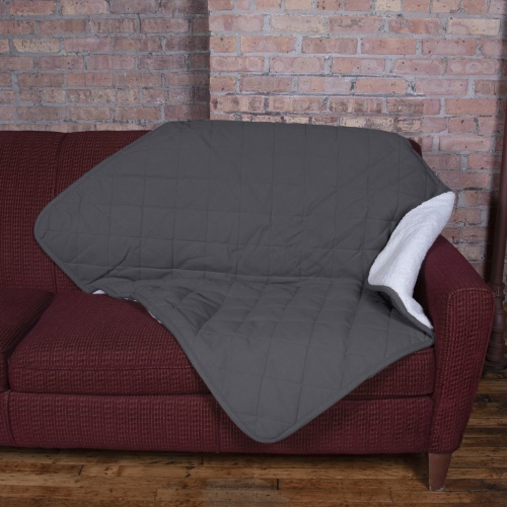 Diamond Quilted Microfiber Protective Pet Throw
