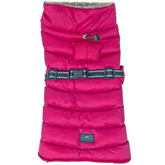 Alpine Extreme Weather Puffer Coat - Pink Peacock