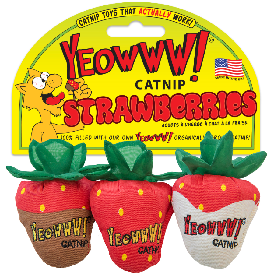 Yeowww! Catnip Strawberries
