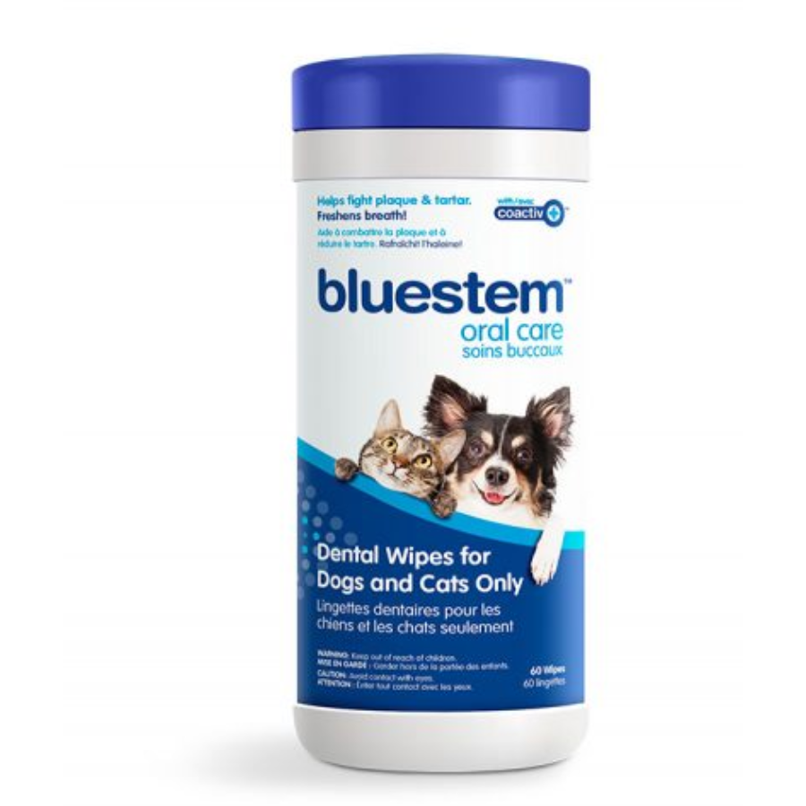 Bluestem Oral Care Dog & Cat Dental Wipes