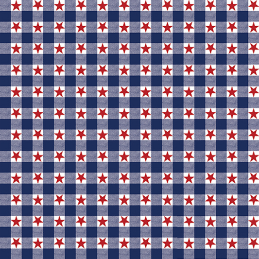 Patriotic Checkers Bandanas - 12 Pack