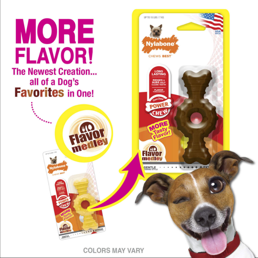 Power Chew Textured Ring Bone Dog Chew Toy