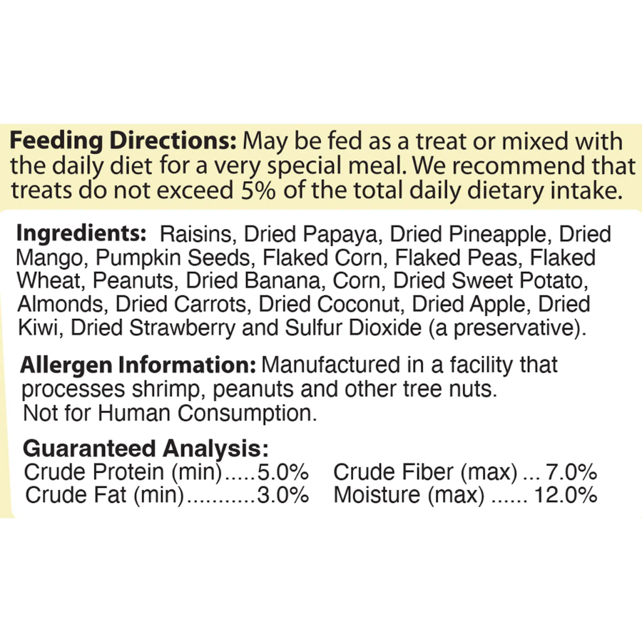 Tropical Carnival® Fruit & Nut Small Animal Treat