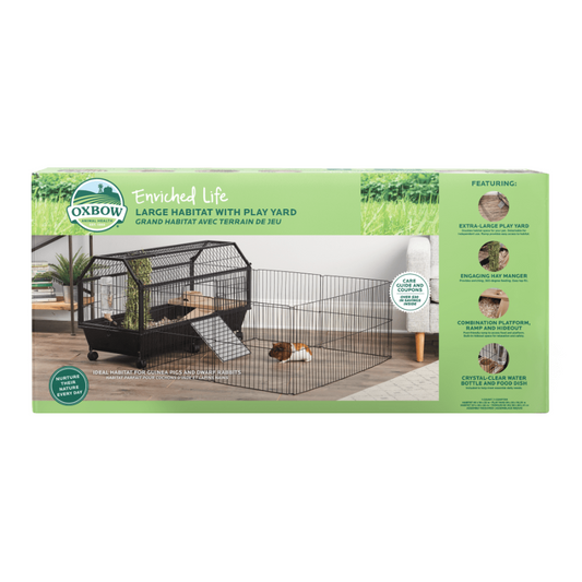 Enriched Life – Small Animal Habitat with Play Yard