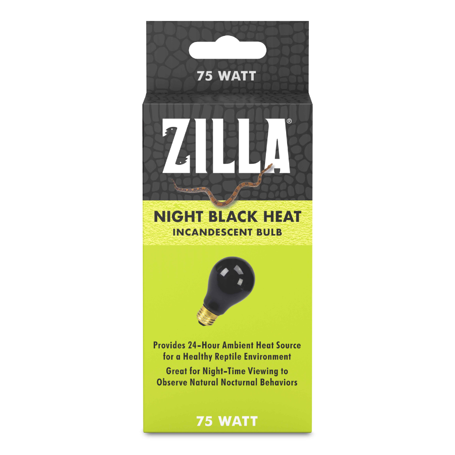 Incandescent Reptile Lighting - Night Black Heat Bulbs
