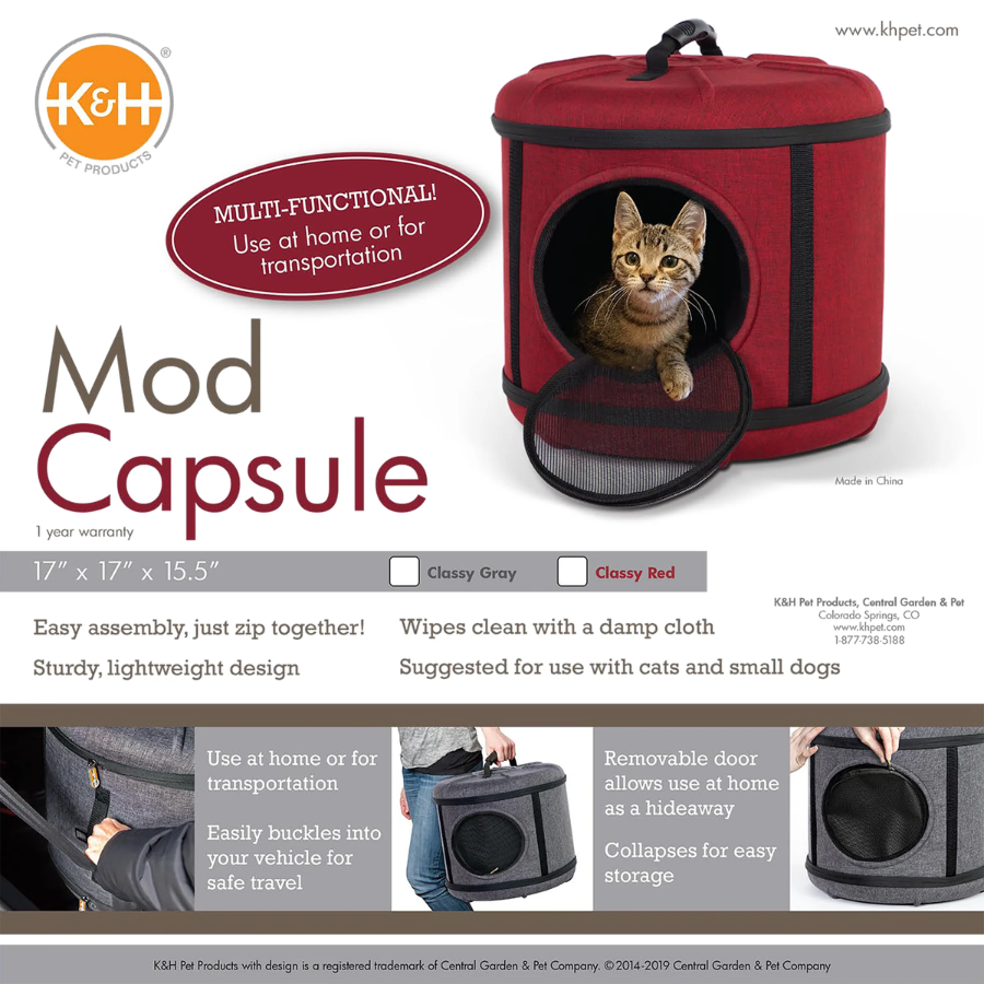 Mod Capsule Soft-Sided Pet Carrier for Cats