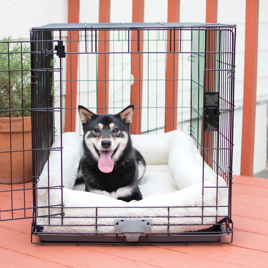 Deluxe Bolster Dog Crate Pad