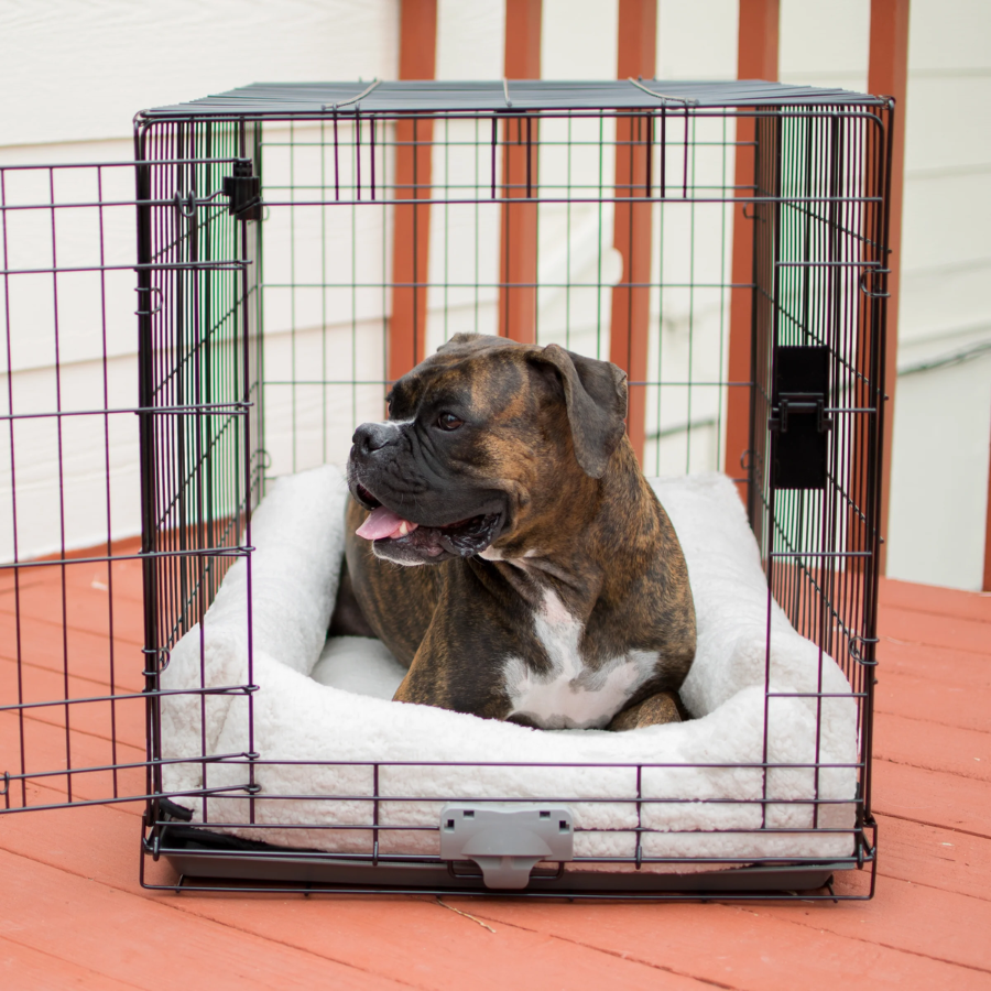 Deluxe Bolster Dog Crate Pad