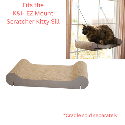 EZ Mount Kitty Cradle OR Kitty Sill Scratcher - Refill Only