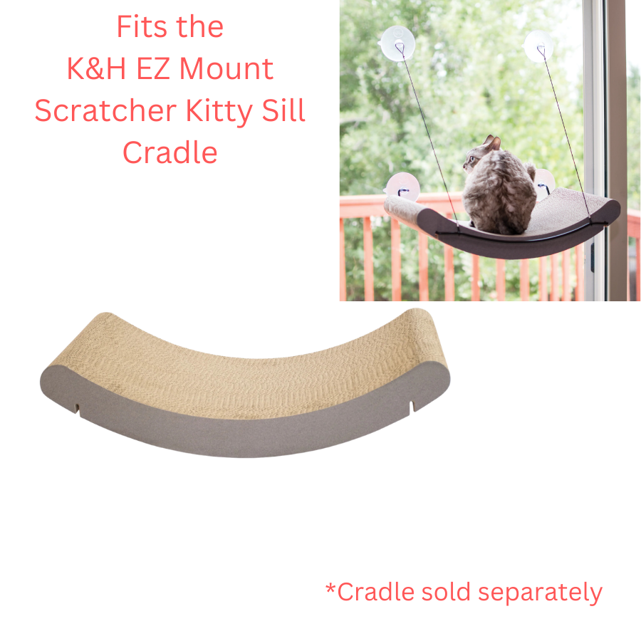 EZ Mount Kitty Cradle OR Kitty Sill Scratcher - Refill Only