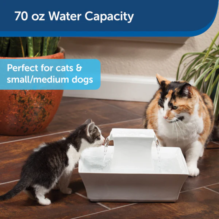 Drinkwell® Pagoda Ceramic Pet Fountain
