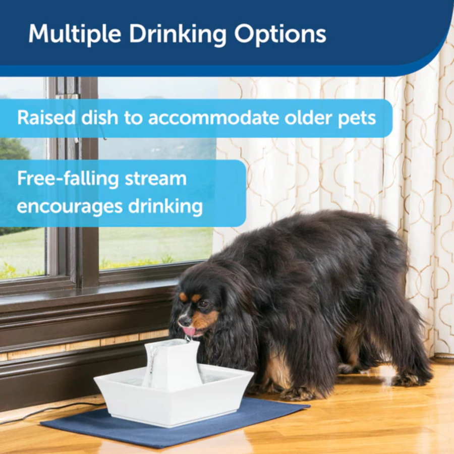 Drinkwell® Pagoda Ceramic Pet Fountain
