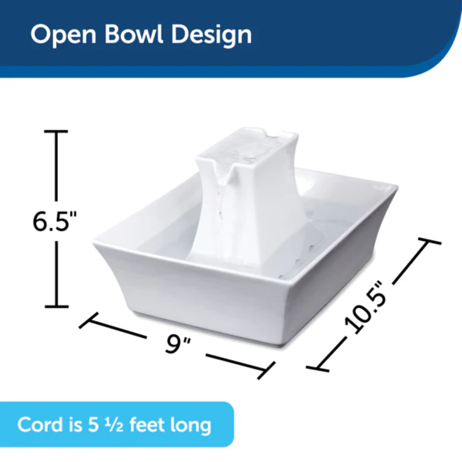 Drinkwell® Pagoda Ceramic Pet Fountain