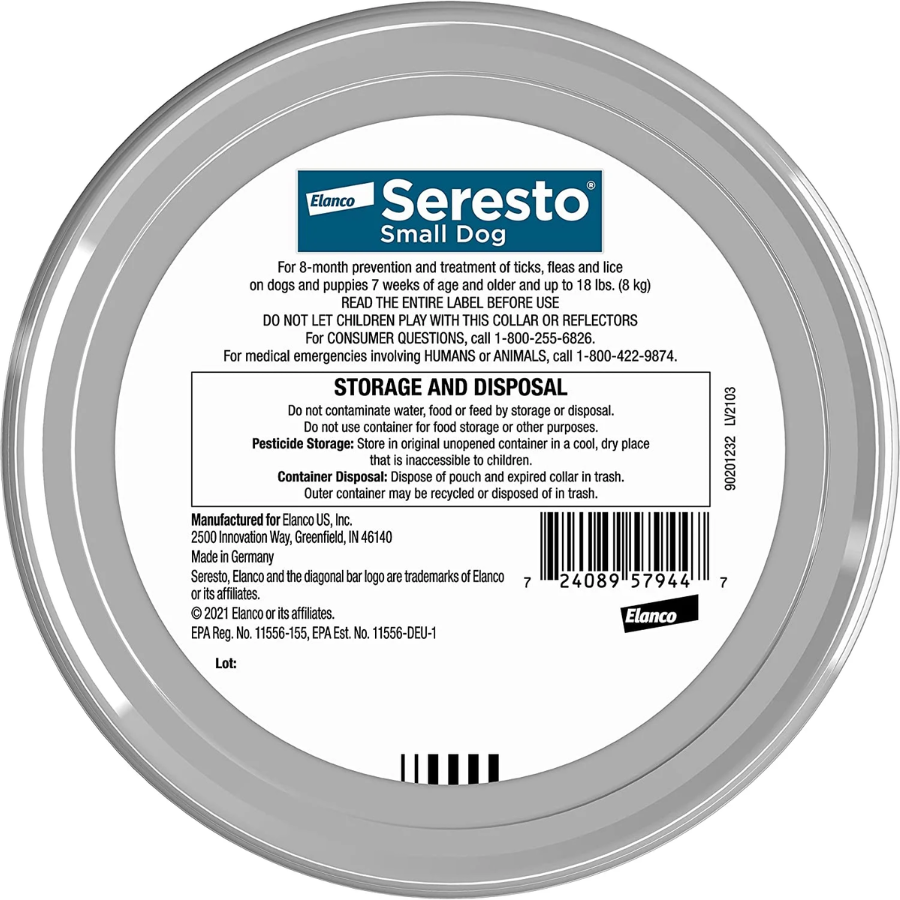 Seresto Flea & Tick Collar For Dogs