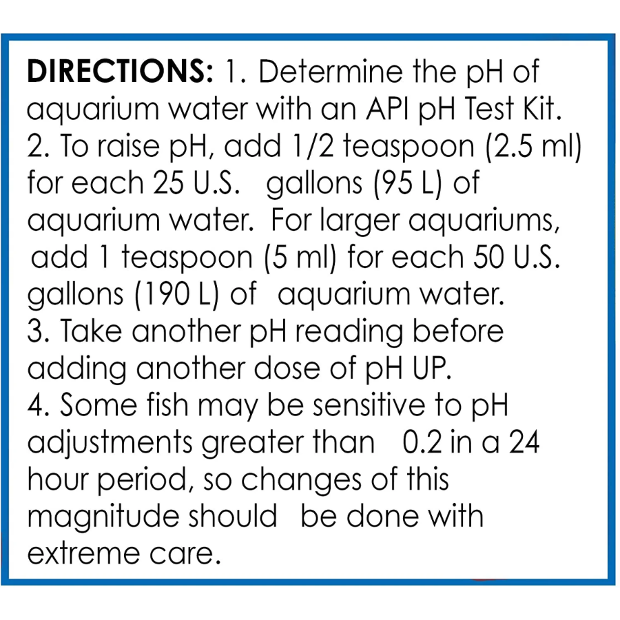 pH Up - Raises Aquarium pH for Freshwater Aquariums
