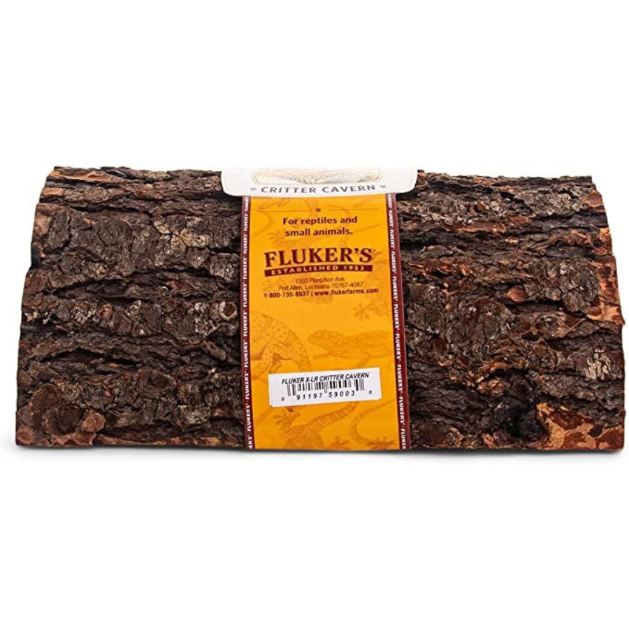 Critter Cavern Half-Log for Reptiles and Small Animals