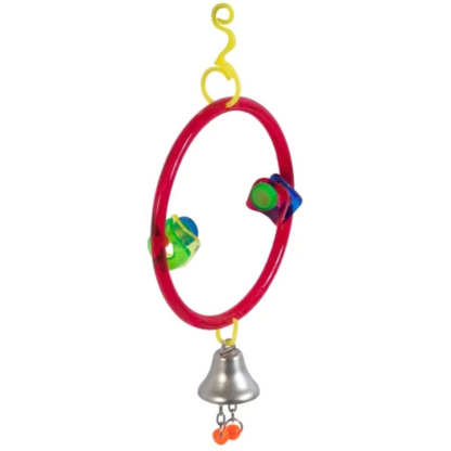 ActiviToys Ring Clear with Bell for Parakeets, Canaries, Finches and Similar Sized Birds