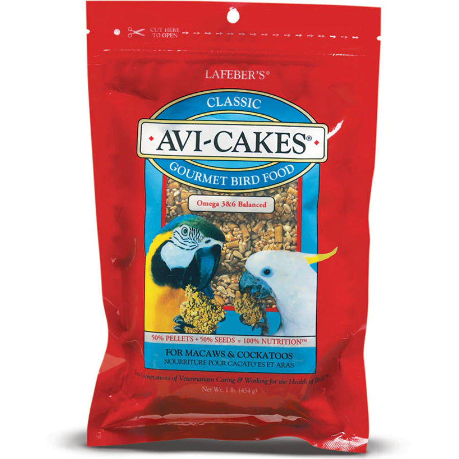 Classic Avi-Cakes Gourmet Macaw and Cockatoo Food