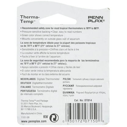 AquaLIFE Therma-Temp Full-Range Digital Thermometer