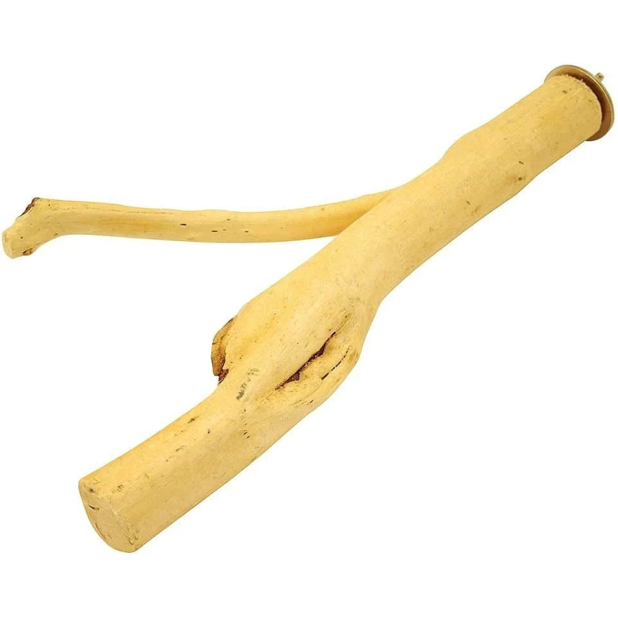 Prevue Naturals Y-Branch Coffee Wood Perch