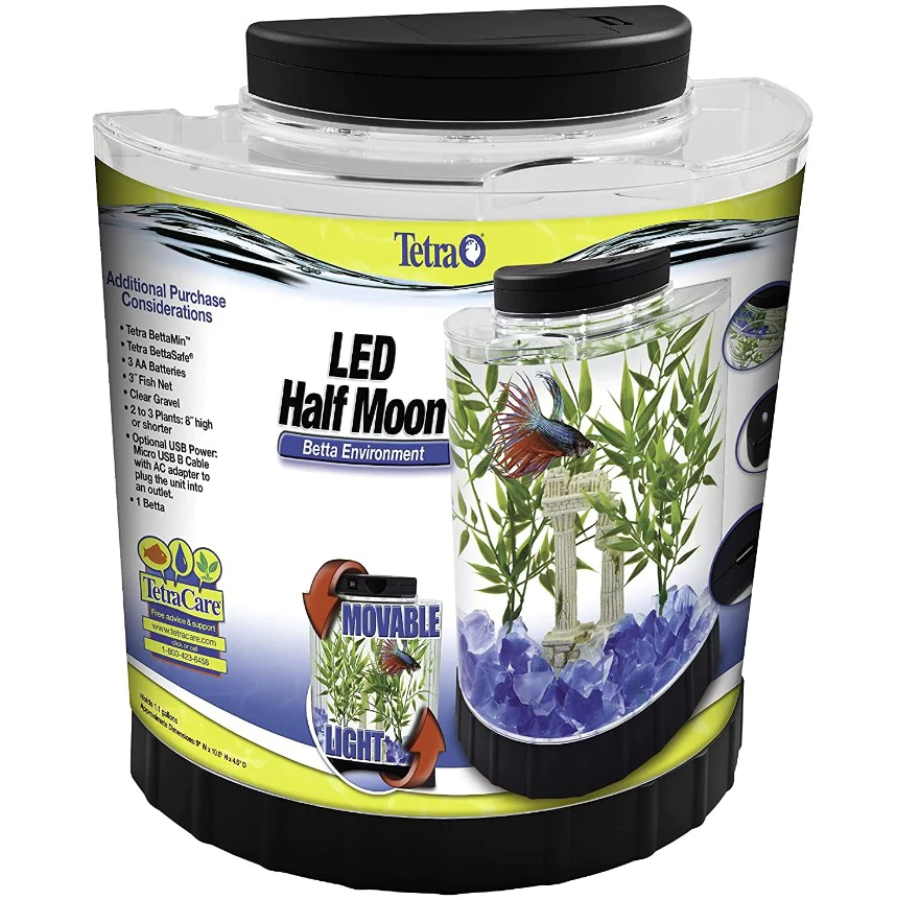 LED Half Moon Betta Kit