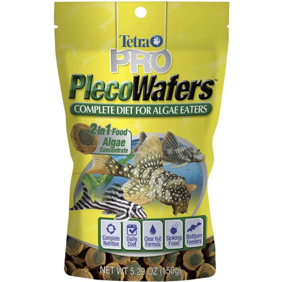 Tetra Pro PlecoWafers Complete Diet for Algae Eater Fish Food