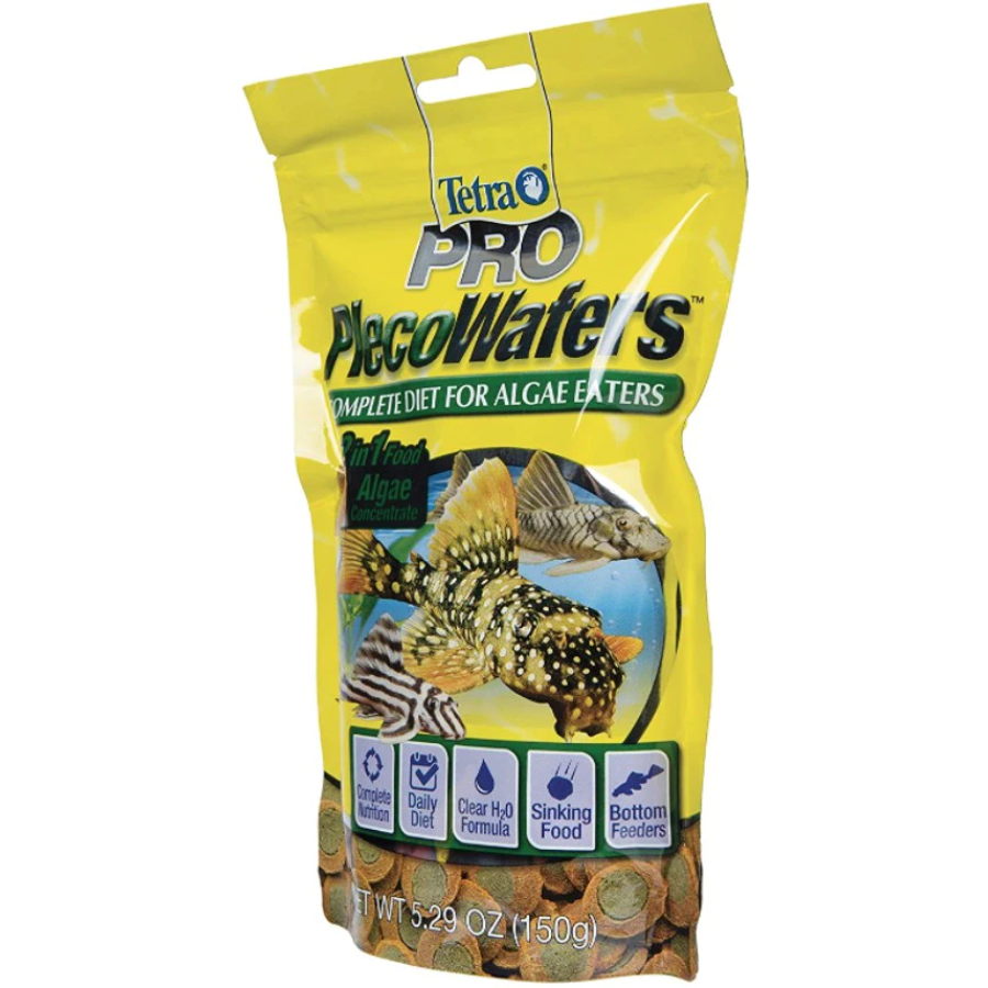 Tetra Pro PlecoWafers Complete Diet for Algae Eater Fish Food