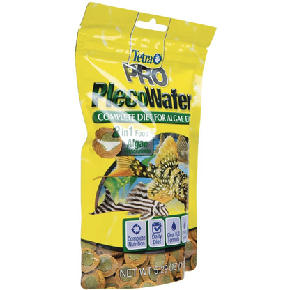 Tetra Pro PlecoWafers Complete Diet for Algae Eater Fish Food