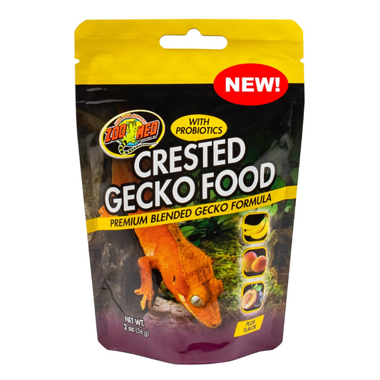 Crested Gecko Food Premium Blended Gecko Formula With Probiotics - Plum Flavor