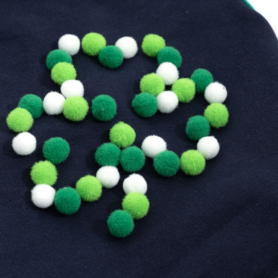 Pom Pom Shamrock Tee