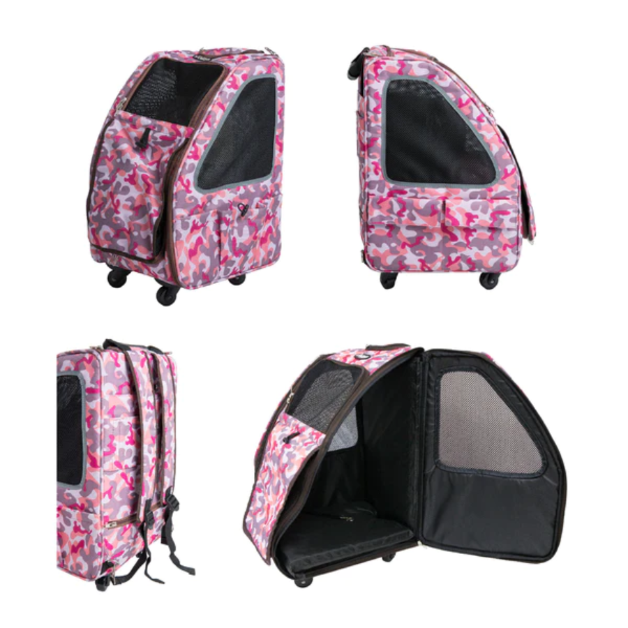 Petique 5-in-1 Pet Carrier for Dogs, Cats, and Small Animals