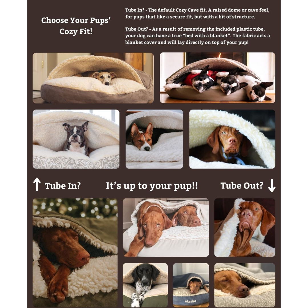 Cozy Cave® Round Pet Bed Standard Collection
