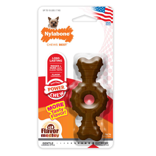 Power Chew Textured Ring Bone Dog Chew Toy