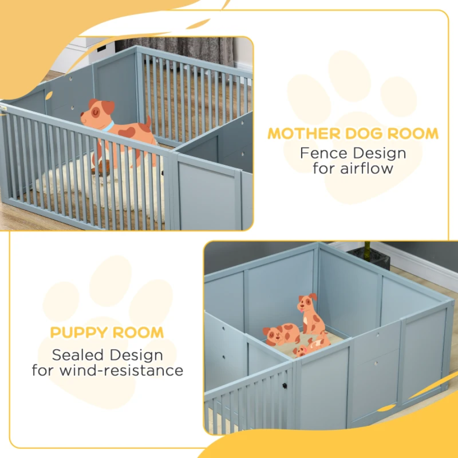 Whelping Box For Dogs  - Built For Mother's Comfort