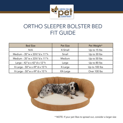 Orthopedic Supportive Sleeper Bolster Bed