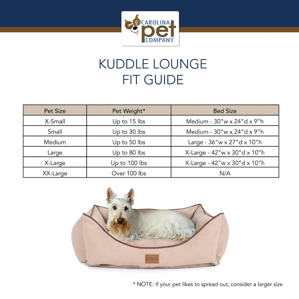 Canvas Kuddle Lounge Comfort Bed