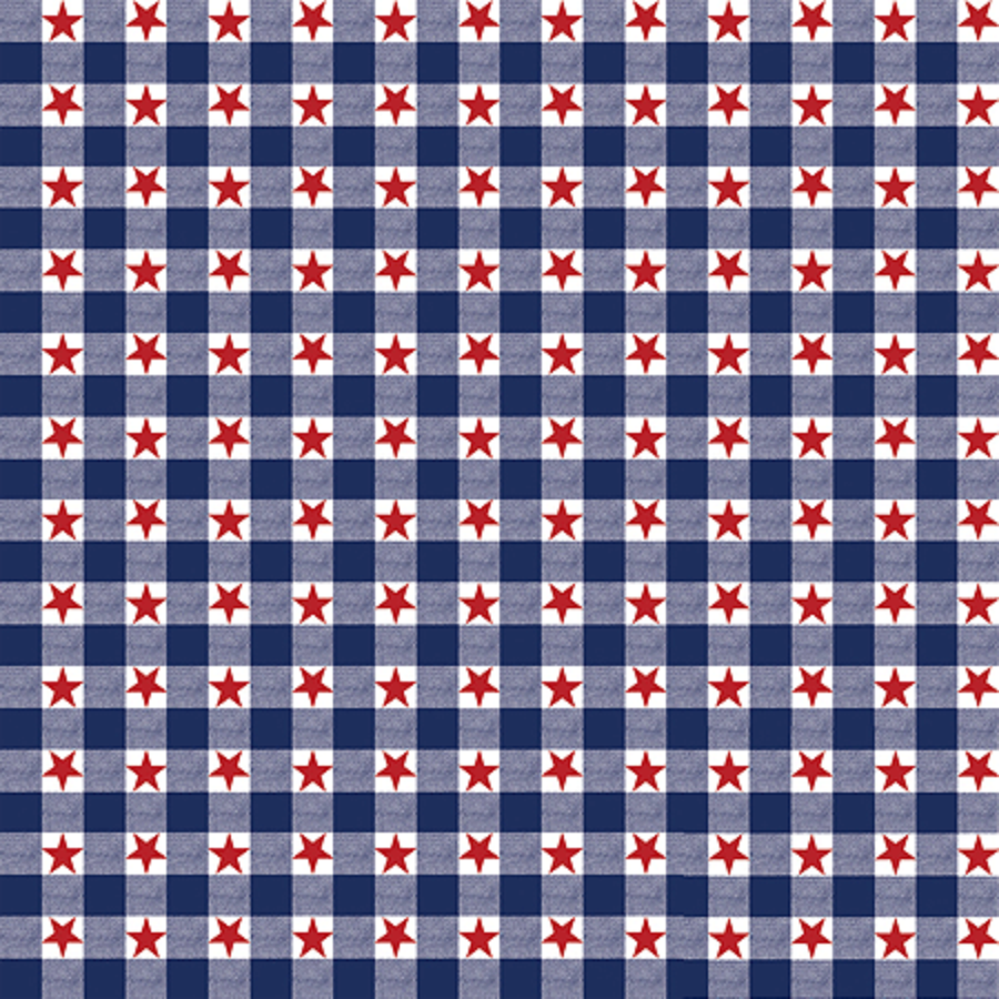 Patriotic Checkers Bandanas - 12 Pack