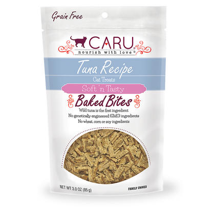 Caru Soft 'n Tasty Baked Bites - Natural Tuna Recipe Cat Treats