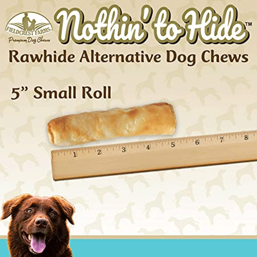 Nothin' to Hide Rawhide Alternative Dog Chew Rolls