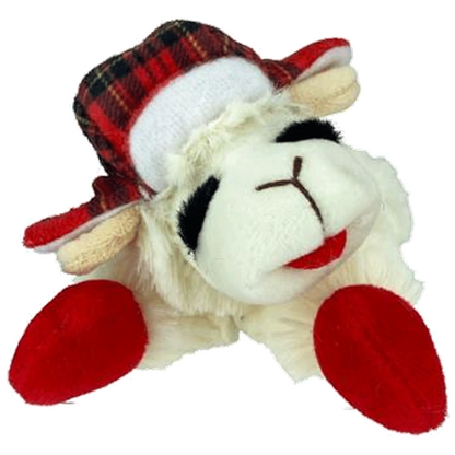 Lamb Chop® Holiday Lamb Chop Dog Toy With Trapper Hat