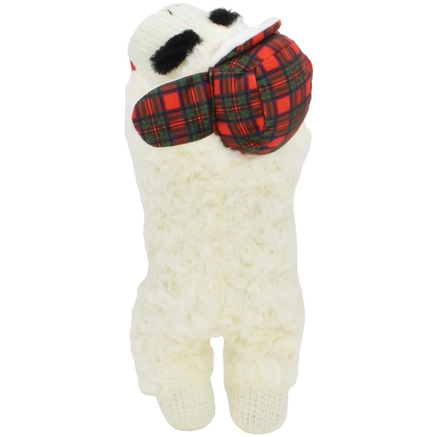 Lamb Chop® Holiday Lamb Chop Dog Toy With Trapper Hat