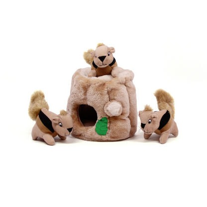 Hide A Toy Plush Puzzle Toy - Squirrel