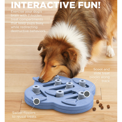 Hide N' Slide Interactive Treat Puzzle Dog Toy