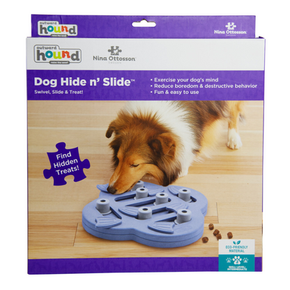 Hide N' Slide Interactive Treat Puzzle Dog Toy